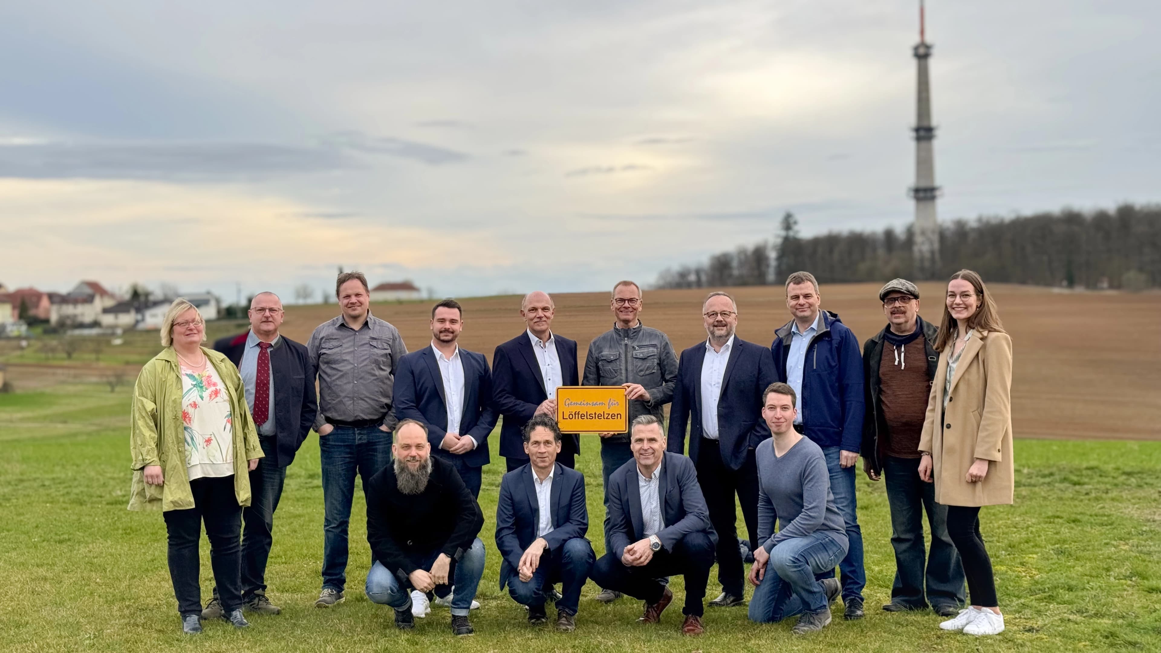 Gruppenfoto Liste 'Gemeinsam für Löffelstelzen'